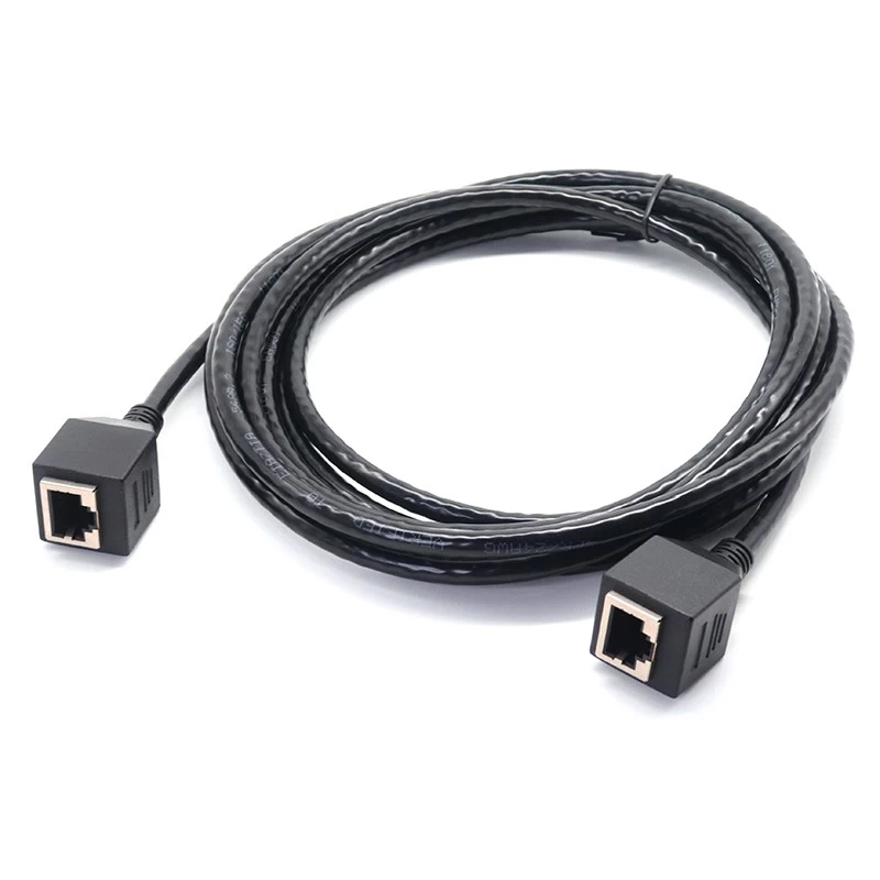 Câble réseau LAN Ethernet CAT6 RJ45 femelle à RJ45 femelle blindé