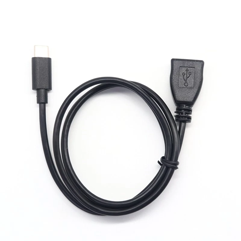 中国 USB C 3.1 C 型公头转 USB A 型母头 OTG 适配器转换器电缆 制造商