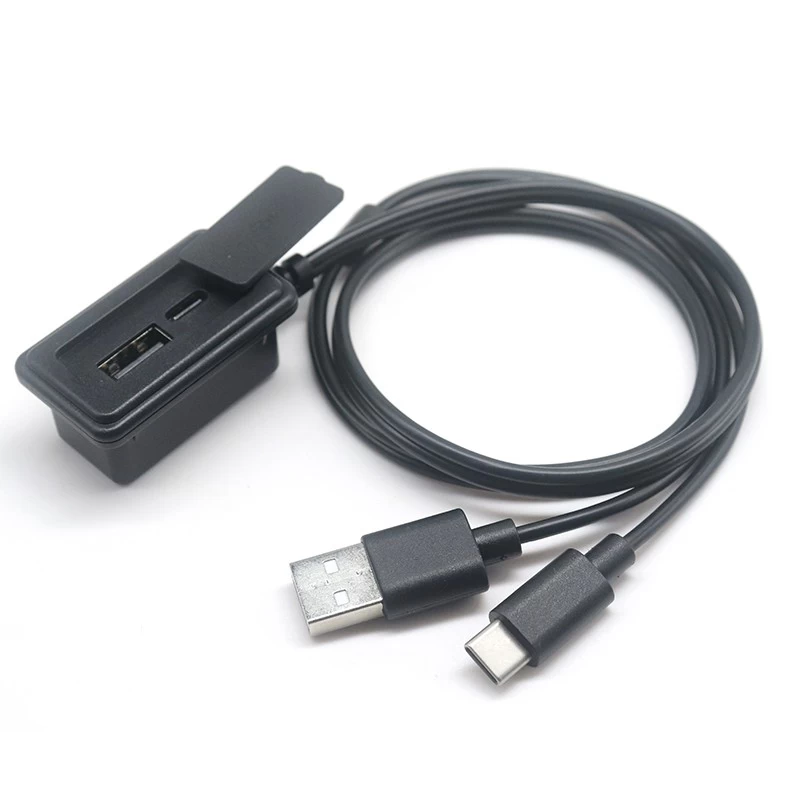 Prolunga USB da USB-C maschio a USB-C femmina, nero