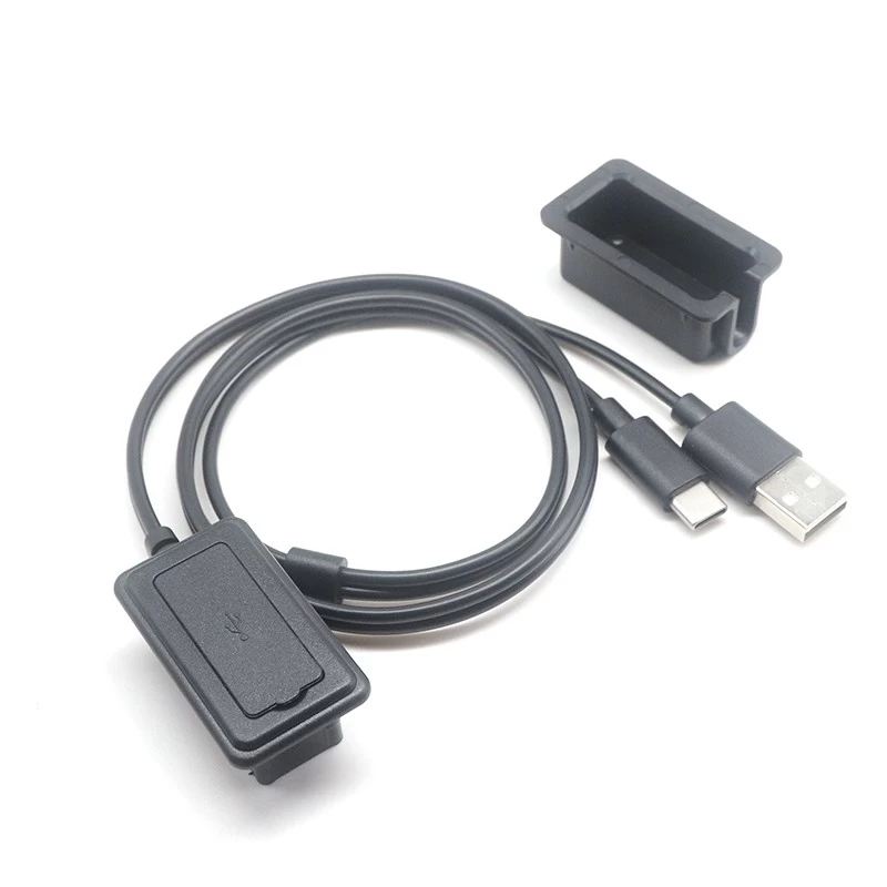 حقيبة ظهر خارجية USB C نوع C واجهة USB ذكر إلى أنثى تمديد كابل لحقيبة وحقيبة الأمتعة