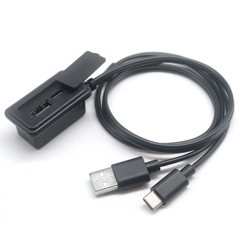 Backpack External USB C type C interface USB Male to Female extension cable for suitcase and luggage case