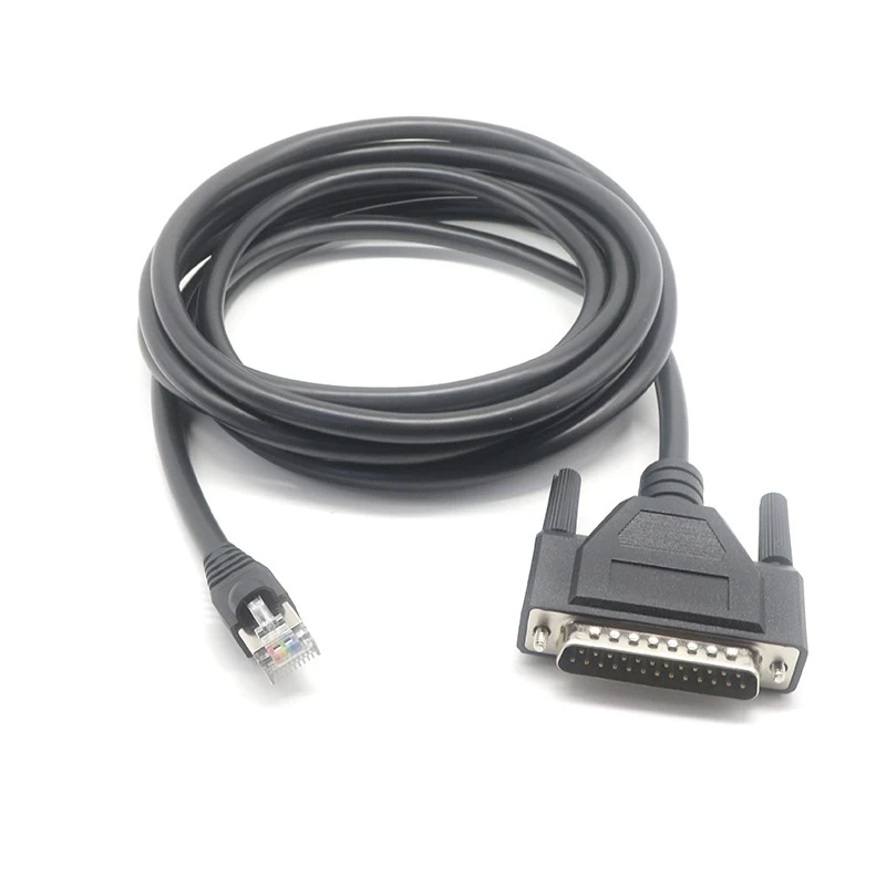 China Serial Cable RJ45 male to DB25 Male Cisco DB25 to RJ45 Modem/Console Cable, 72-3663-01 manufacturer