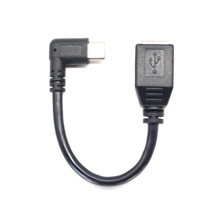 China 90 Degree right angle USB Type C male to USB B Female adapter printer cable manufacturer