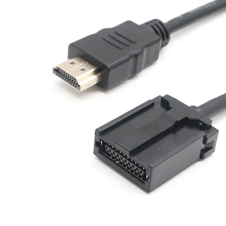 China High speed HDMI 1.4 Type E Male to Type A Male Video Audio Extension Cable for Automotive Connection System manufacturer