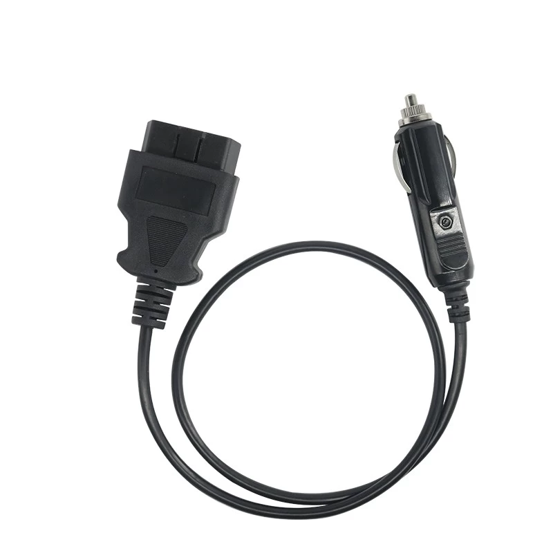 الصين سيارة OBD2 16Pin مركبة مع ولاعة السجائر إلى محول كابل موصل ذكر OBD الصانع