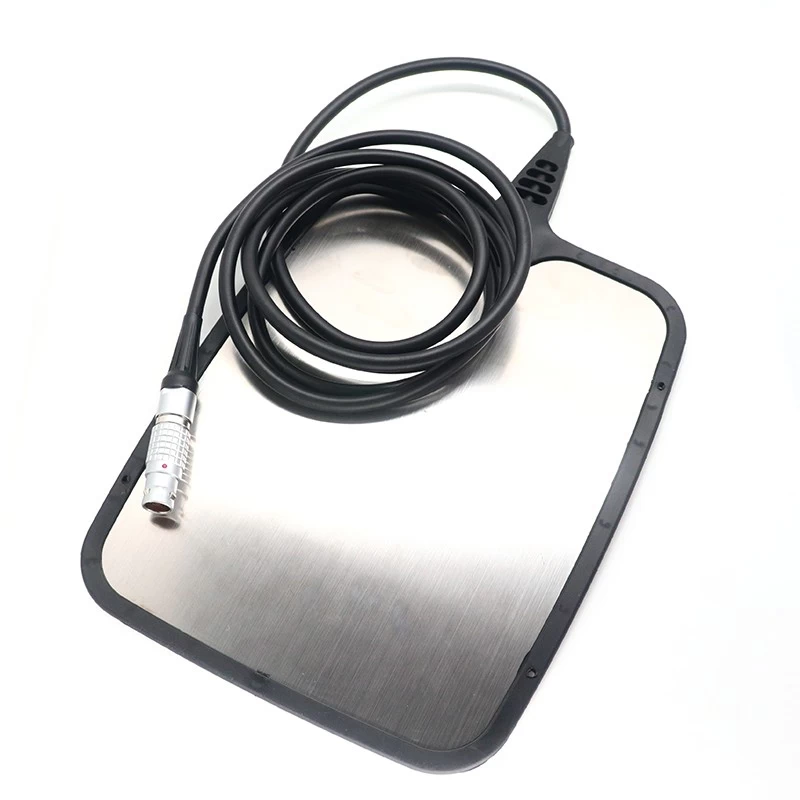 China Lemo Male to Reusable Stainless steel Electrode ESU Negative Return Patient Grounding Neutral Plate manufacturer
