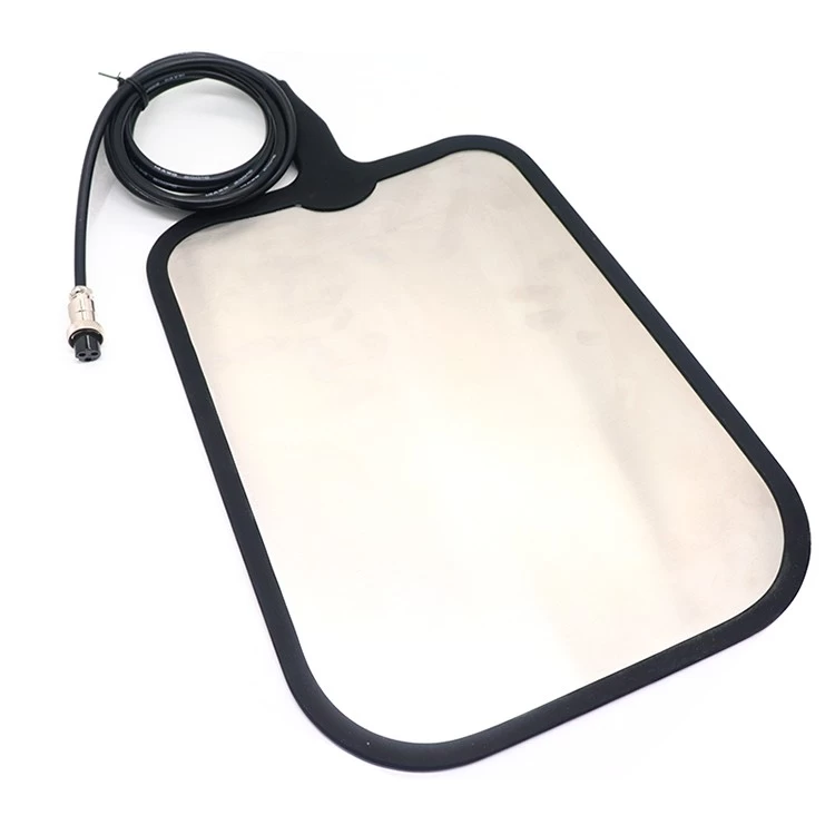 China M12 3PIN DIN to Reusable Stainless steel Electrode ESU Negative Return Patient Grounding Neutral Plate manufacturer