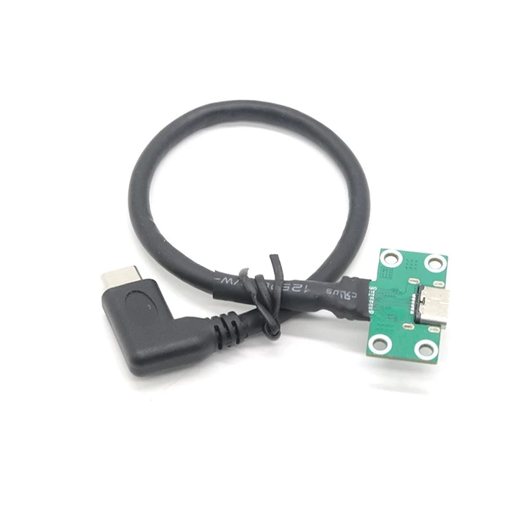 China Customized 10Gpbs Fast Transfer Speedy USB TYPE C 3.1 Male to Female Panel Screw Locking Mount USB Cable manufacturer