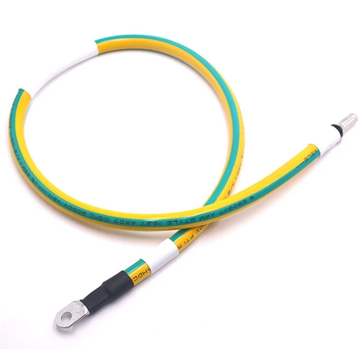 China SC25-6 ring terminal E25-12 ferrule connector UL11627 3AWG 10mm2 PV solar cable 25mm2 energy cable assembly manufacturer