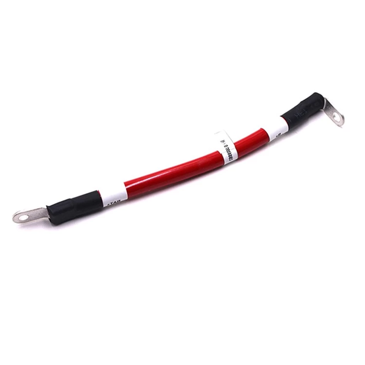 China 16sq mm 5awg 1000V PVC 5.3mm ID right angle ring red copper terminal connector lug fast connection cable manufacturer