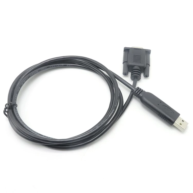 中国 用于键盘计算机的 RS232 DB9 公头转 USB FTDI 公头串行电缆 制造商