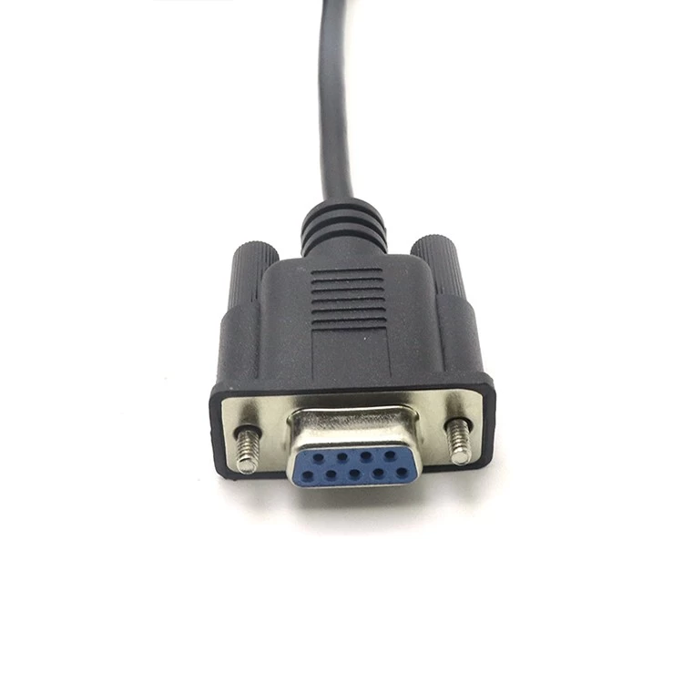 China RS232 DB9 mannelijk naar USB FTDI mannelijke seriële kabel voor toetsenbordcomputer fabrikant