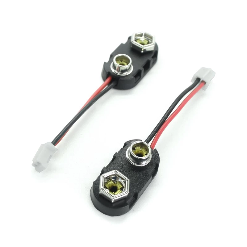 China 9V Battery Snap to 2-Pin PH2.0 Connector Cable Type Battery Clip Lead Wire manufacturer