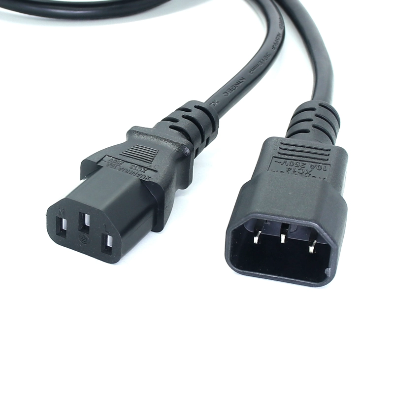 変換可能な複数の AC 電源ケーブル C13 から C14 電源コード プラグ アダプター IEC 320 C14 ソケット電源ケーブル屋外用