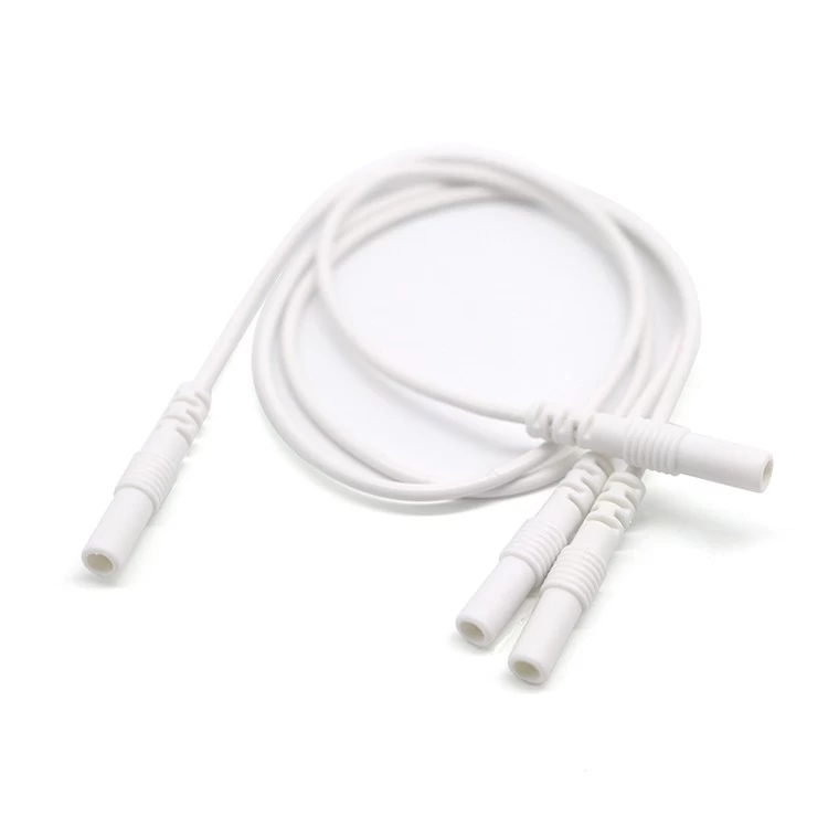 China 1.5mm Round Terminal Female to Female Cable Lead Wire for Muscle Stimulation Equipment | OEM & ODM Manufacturer manufacturer
