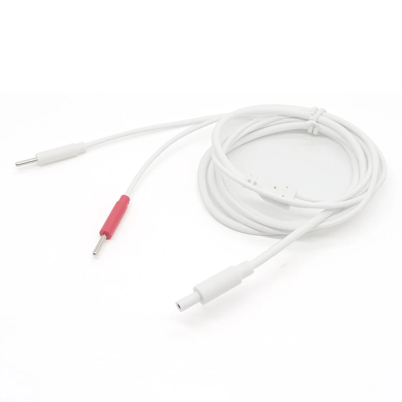 China Customized DC 2.35 mm Male to Dual 2.0 Needle Electrode ECG Lead Wire – OEM/ODM Manufacturer for Therapy Devices manufacturer