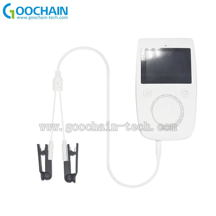 Cina DC2.35 Set di cavi da maschio a doppio auricolare | Fili di lead clip per orecchie di elettrodi medica per rilassamento, decine ed EMS produttore