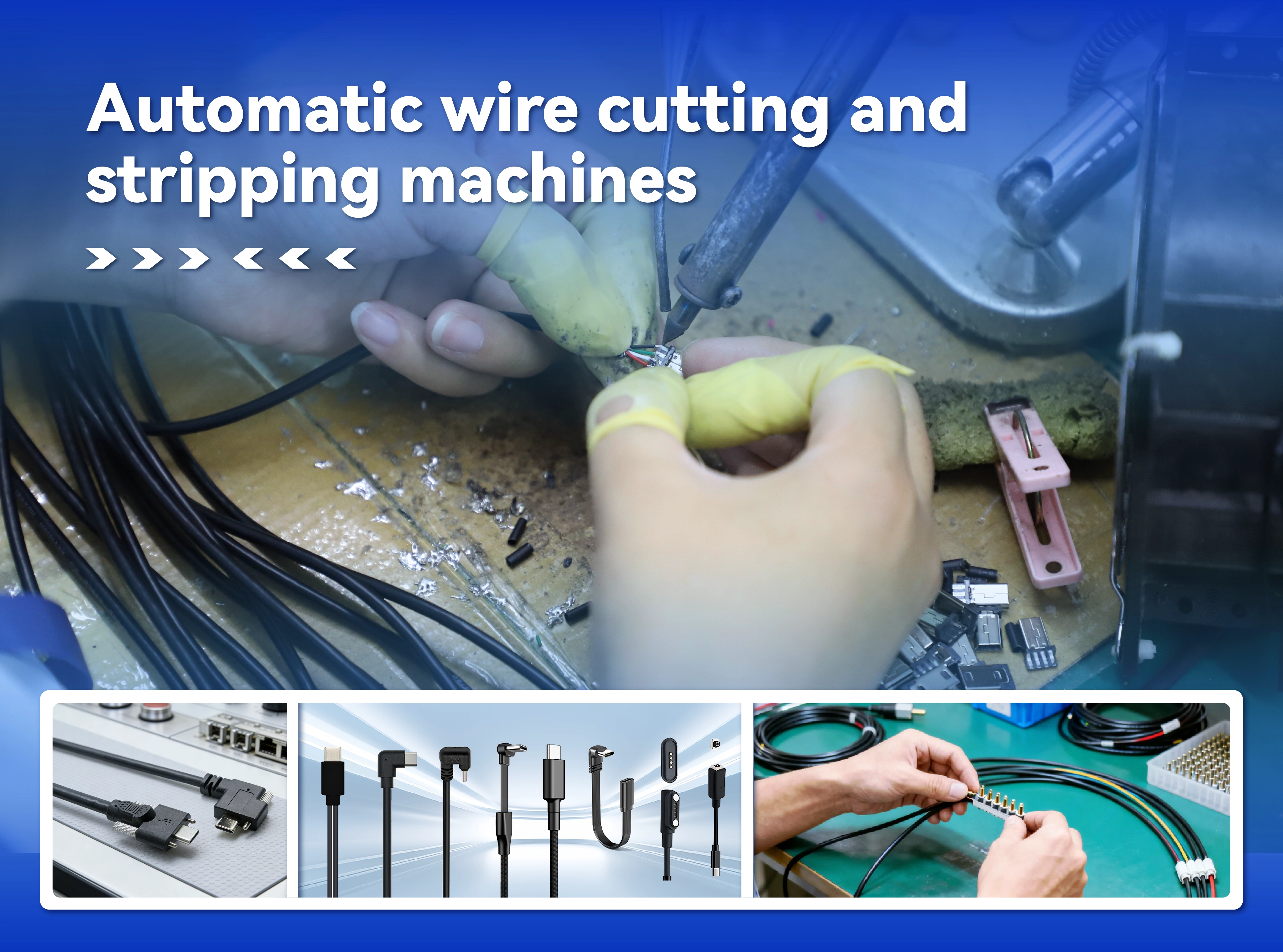 Saldatura di gruppi di cavi personalizzati