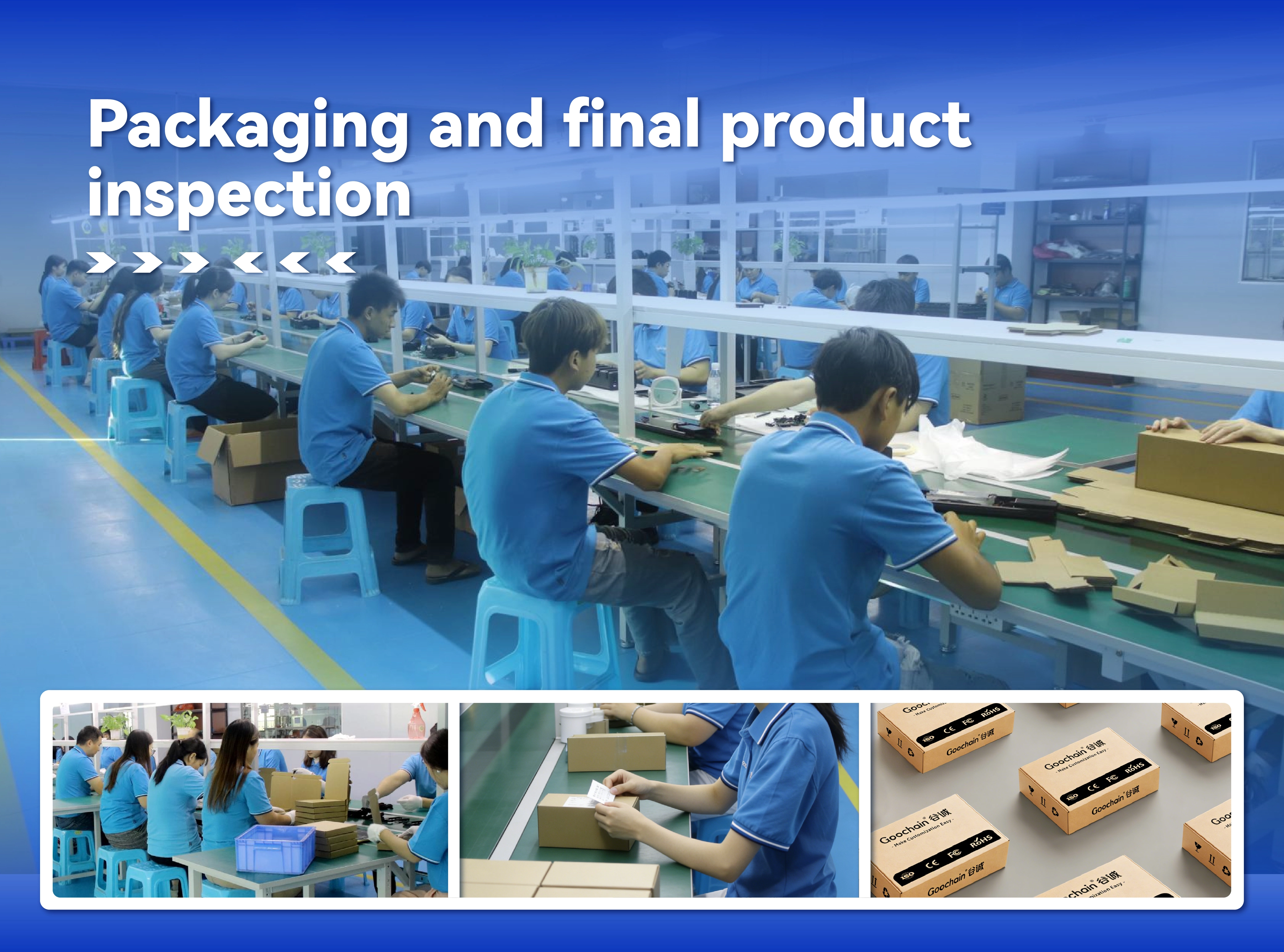 Imballaggio e controllo finale