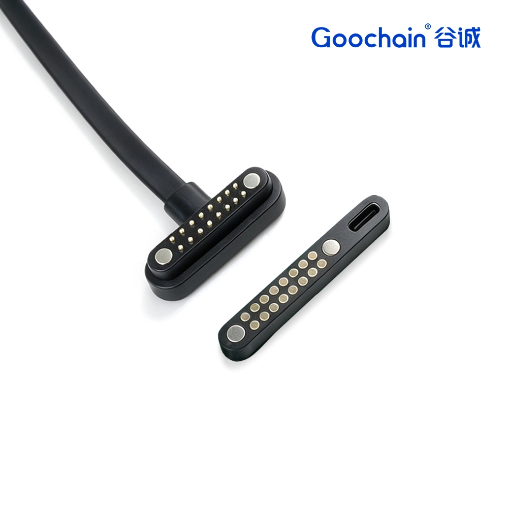 China Cabo magnético USB 3.1 de 10 Gbps com mola para USB tipo C | Carregamento de alta velocidade e transferência de dados Fabricante OEM/ODM fabricante