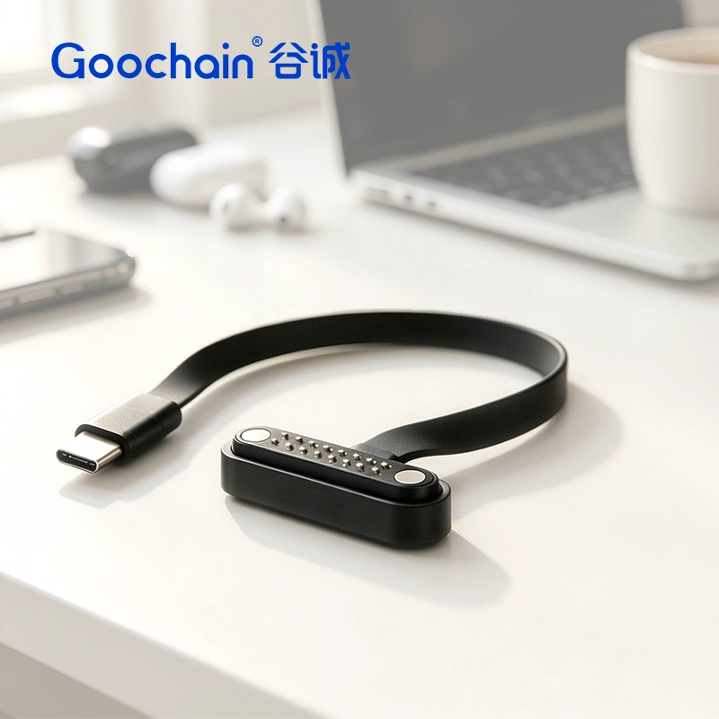 China Cabo magnético USB 3.1 de 10 Gbps com mola para USB tipo C | Carregamento de alta velocidade e transferência de dados Fabricante OEM/ODM fabricante
