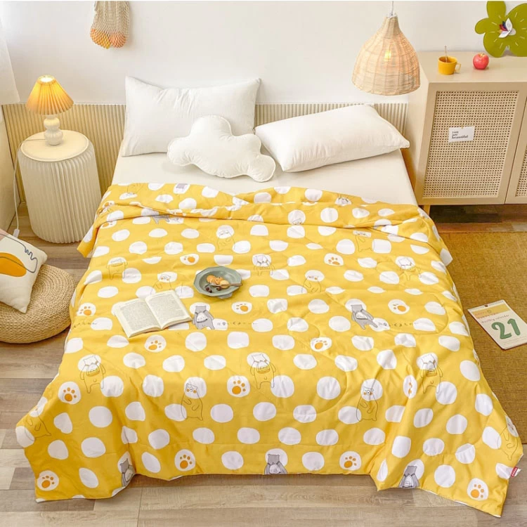 China Home Textile Bed Spread Print Quilt Quilted Polyester Quilt Bedroom Quilt Vendor manufacturer