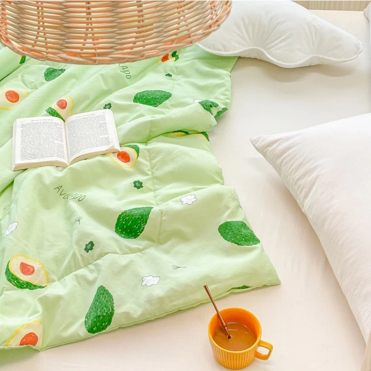 China Personalized Soft Antibacterial Polyester Summer Quilt Blanket China Kids Quilt Wholesaler manufacturer