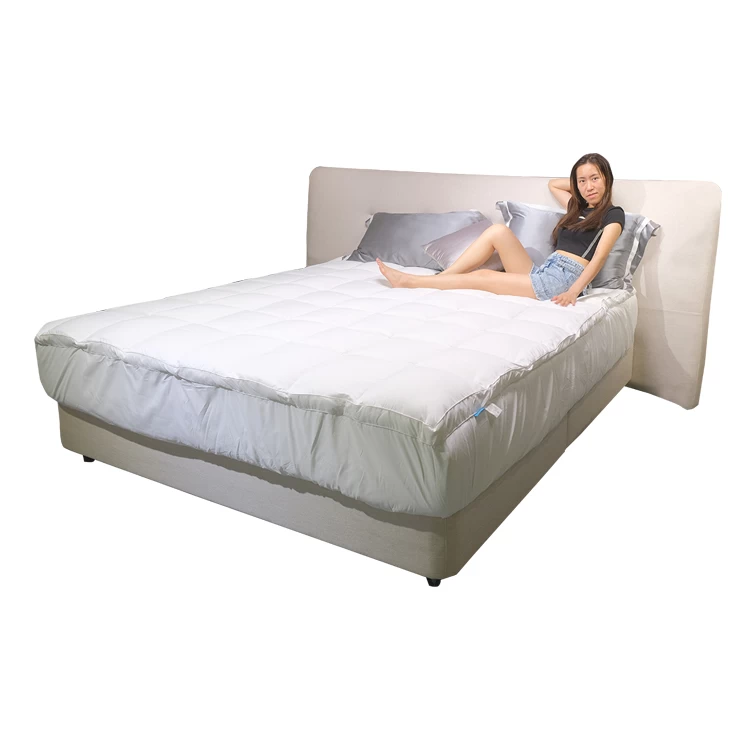 China Customize Anti-Mite Fitted Bed Sheet Solid Color Matress Protector Waterproof Mattress Cover Supplier manufacturer