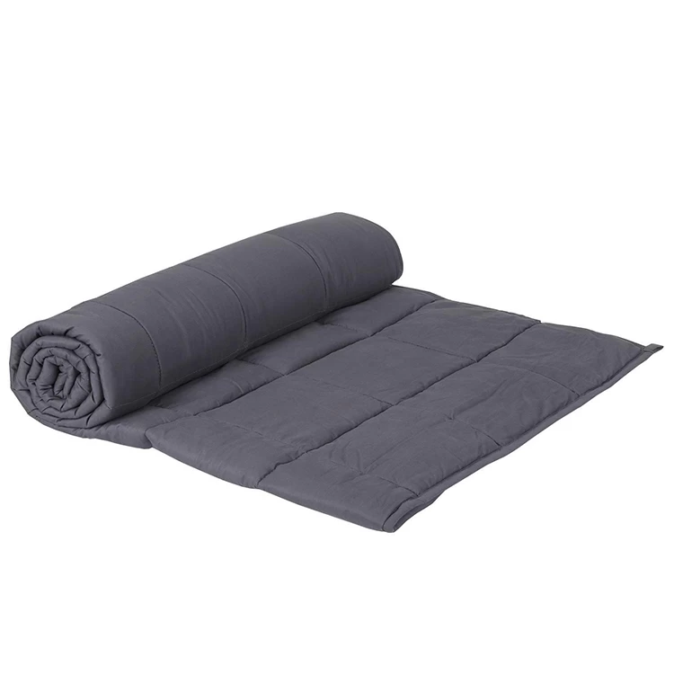 China Anxiety Autism Heavy Blanket King Bed Breathable Fabric Adult Cooling Weighted Blanket Vendor manufacturer