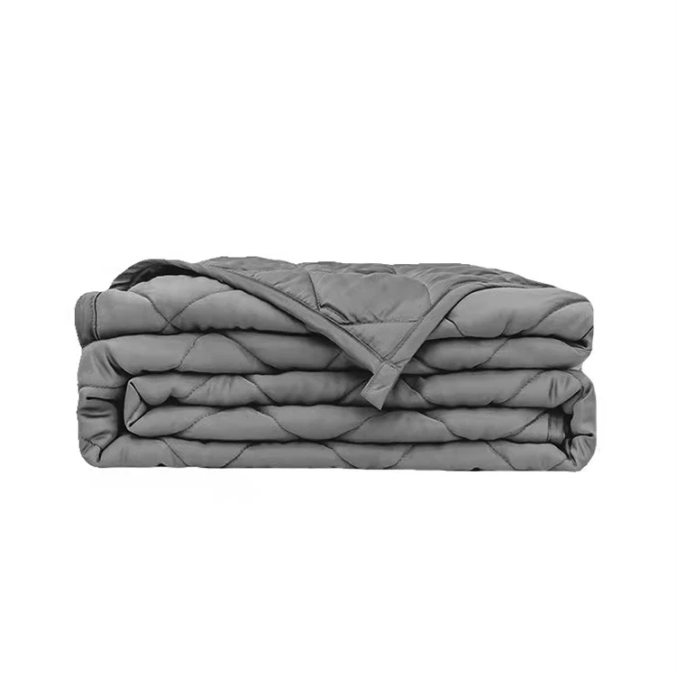China Reversible Heavy Blankets With Premium Glass Beads Cool-Touch Gravity Bed Blanket Supplier manufacturer