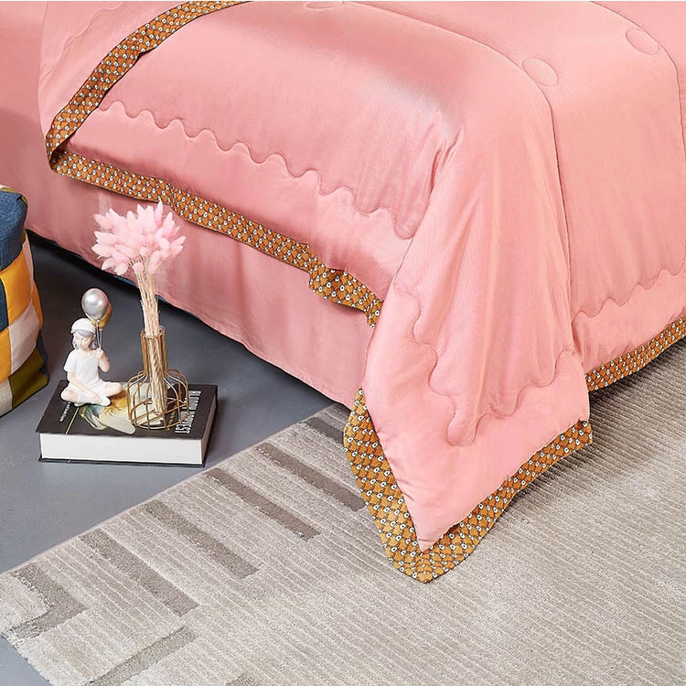 中國 OEM萊賽爾絎縫羽絨被現代床上用品降溫薄天絲薄荷夏季被子製造商 製造商