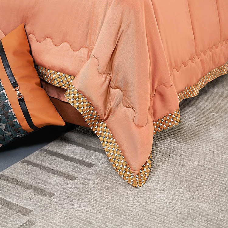 中國 豪華抗菌防螨天絲柔軟床上用品防過敏絎縫夏季被子供應商 製造商