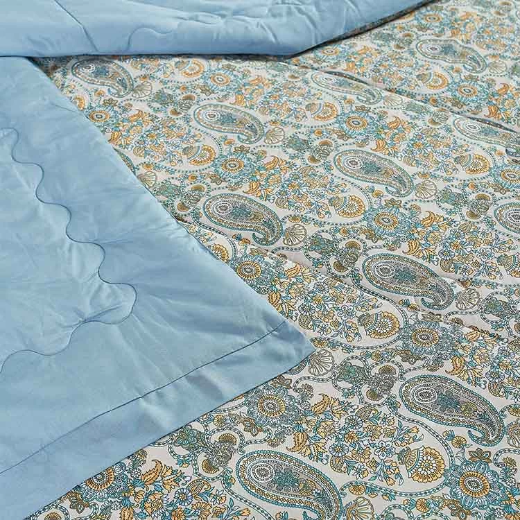 China Soft Silky Bohemian Lyocell Quilted Design Tencel Summer Quilt Manufacturer manufacturer