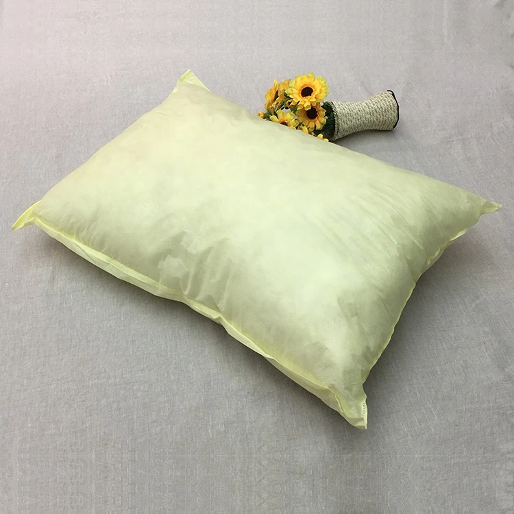 China Breathable Comfortable Luxury Soft Inserts For Aircraft China Economy Class Pillow Manufacturer manufacturer