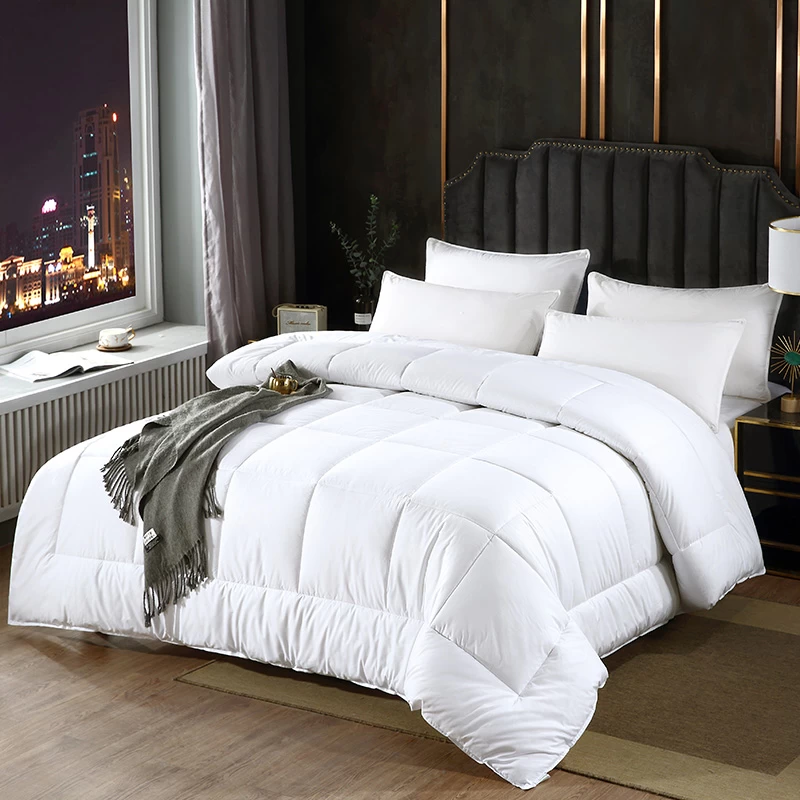 China Customized Duvet Bed Quilt Overfilled Comforter Polyester Duvet Insert Winter Comforter Factory manufacturer