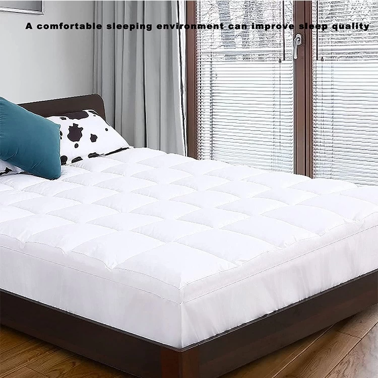 Down Alternative Fill Bed Protector Mattress Cover Manufacturer Antibacterial Mattress Cover Supplier