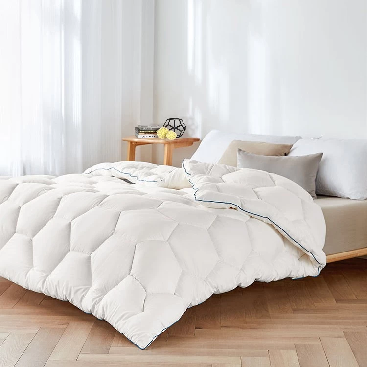 China High Standard Hotels Honeycomb Cloud Comforter OEM ODM Reversible Twin XL China Comforter Vendor manufacturer