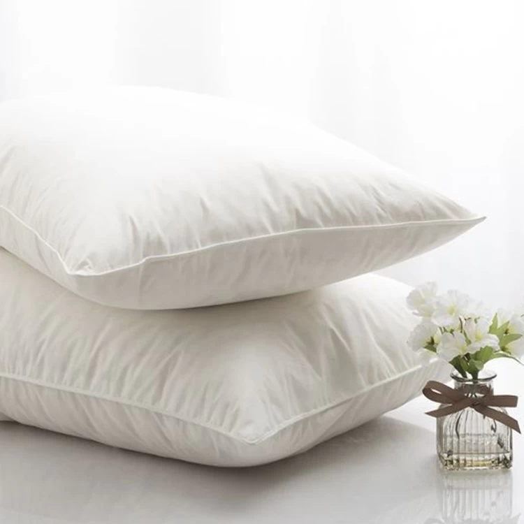 Breathable Comfortable Hypoallergenic Down Alternative Fluffy OEM High Standard Hotel Pillow Factory