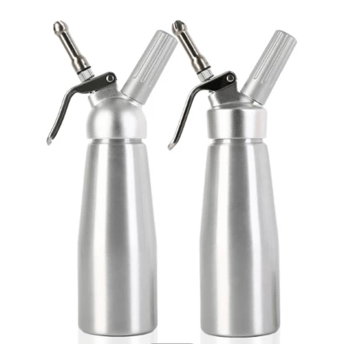 Dispenser per gelato al protossido di azoto da 0,5 litri produttore di panna montata in alluminio N2O da 8 g
