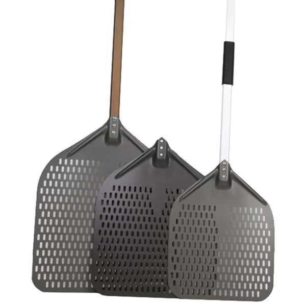 30cm 35cm 40cm Pizza Pelle Chine Fournisseurs aluminium anodisé dur Pizza Peel avec poignée amovible en métal