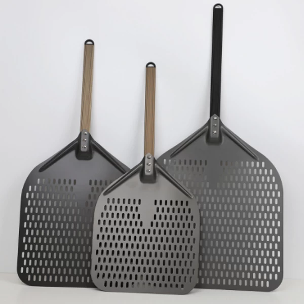 30cm 35cm 40cm Pizza Pelle Chine Fournisseurs aluminium anodisé dur Pizza Peel avec poignée amovible en métal