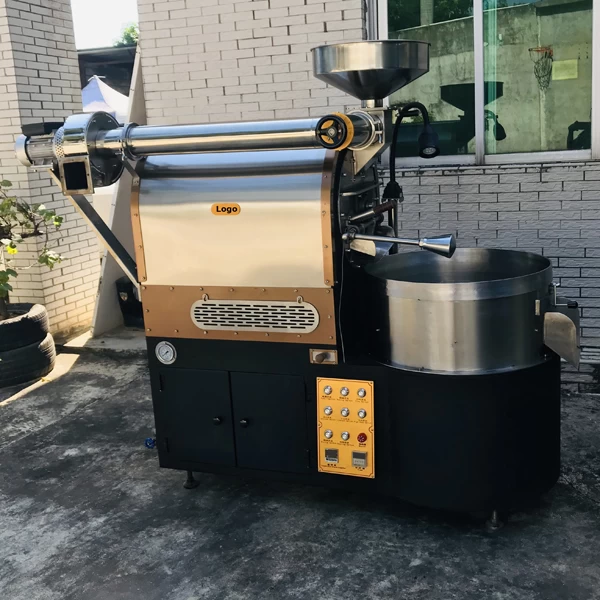 Tostador de café industrial de China de la fábrica de la máquina de la hornada del café del nuevo diseño 6kg