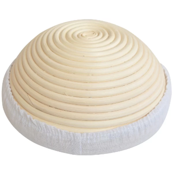 Fabricants de paniers à pain ronds Chine Indonésie Bol à pain en rotin avec doublure
