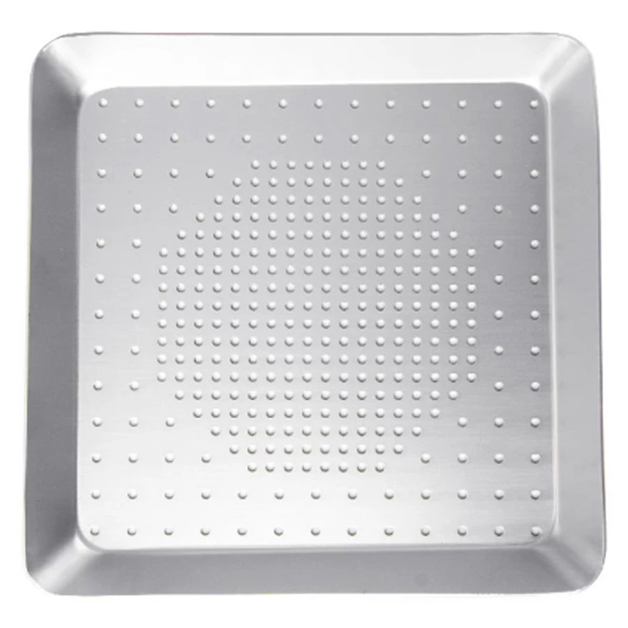 8-16 Inch Square Perforated Pizza Pan Bakeware Sheet Tray Food Grade Aluminum Pizza Oven
