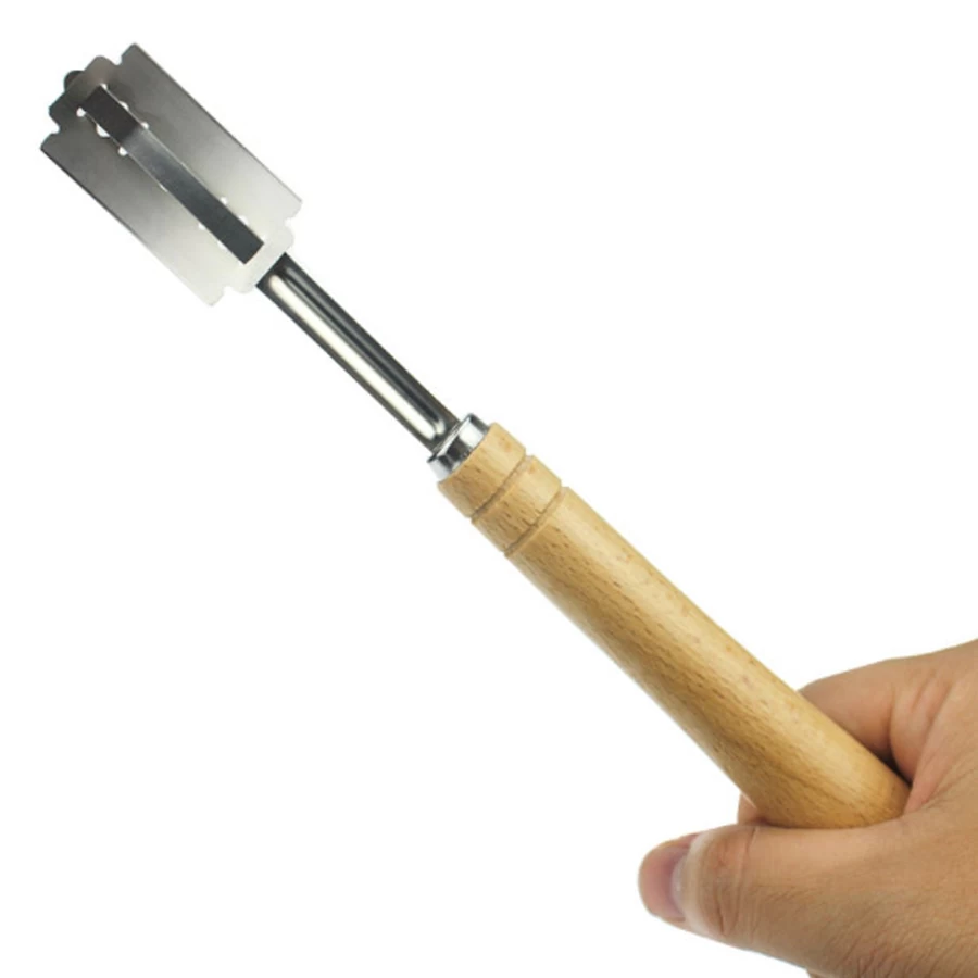 Lame Bread Tool Blade Slashing Tool Cutter Knife Stainless Steel Home Bakers Scoring Wooden Handle Bread Lame
