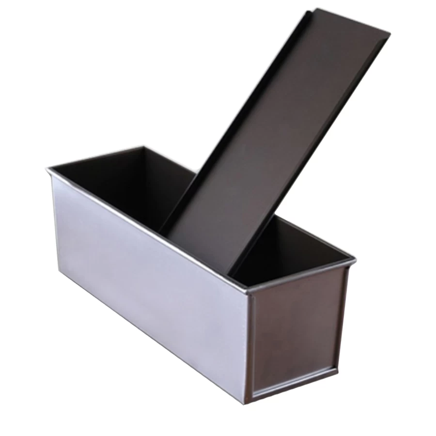 Moule à pain 450g avec couvercle Fournisseurs Chine Fabricant de boîtes à pain personnalisées antiadhésives