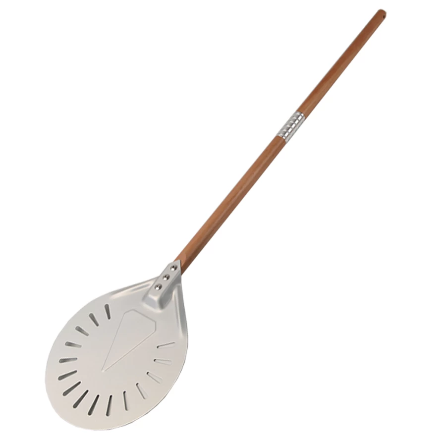 Herramientas desmontables de mango largo de madera Okaen plegable, pelador de torneado de pizza