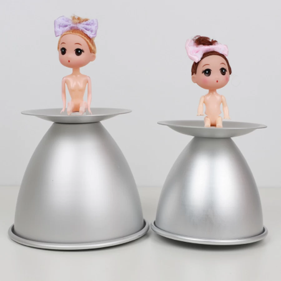 ケーキポップフィギュアケーキフラワーバルニ金型バービーケーキ缶用金型