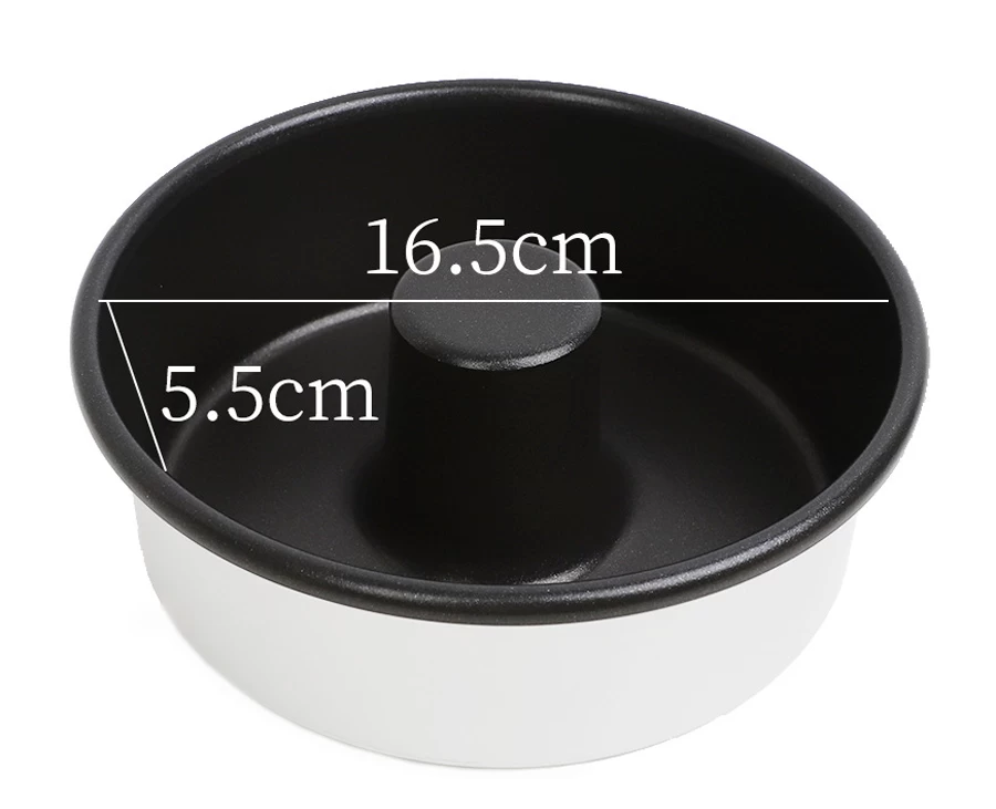 Moldes de pan de frijol jumby danés de aluminio estriado redondo, molde antiadherente, bandeja para hornear pasteles