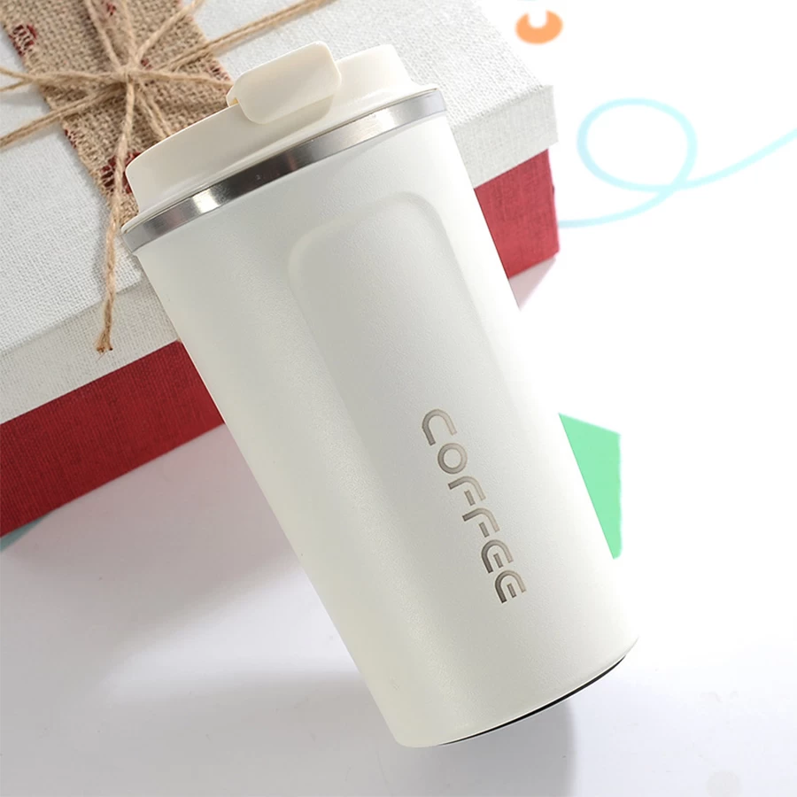 Tazza termica ecologica in acciaio inossidabile Bicchiere da vino personalizzato a doppia parete con coperchio Cannuccia Coperchi per tazze da caffè Termos riutilizzabili da 20 once Acqua